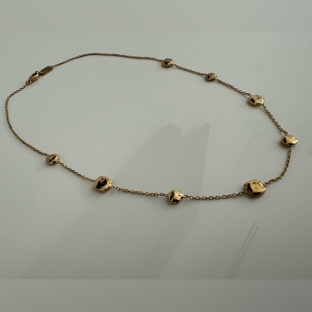 IPPOLITA 18K GOLD STATION NECKLACE 18” - Picture 11 of 17